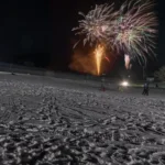 4K UHD 2018年 やくらいSnow Fantasy 打上花火 【やくらいファミリースキー場】