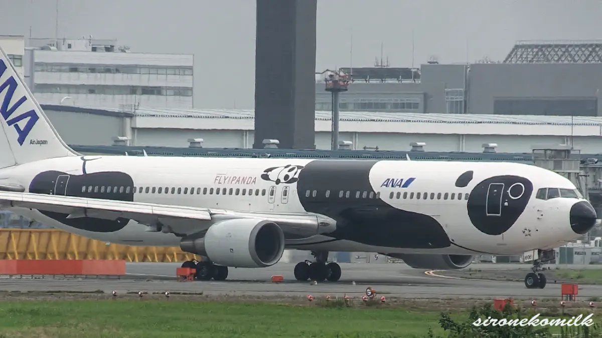 成田空港を離陸！全日本空輸 ボーイング767-300 中国線就航20周年記念